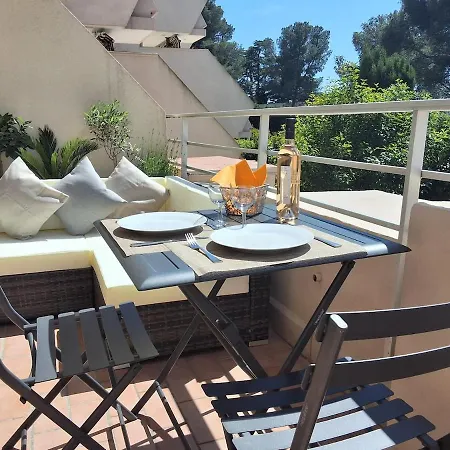 Grand Avec Terrasse Près De La *